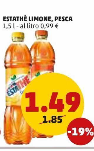 PENNY Estathé limone, pesca offerta