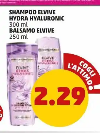 PENNY Shampoo elvive hydra hyaluronic offerta