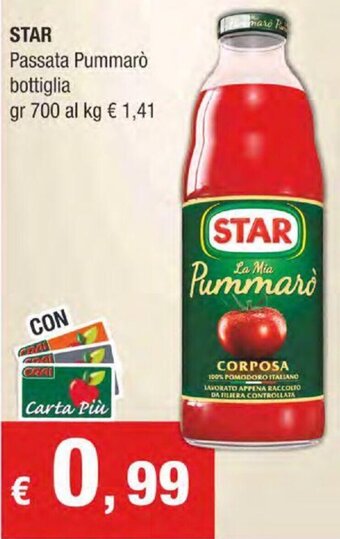 Crai Star Passata Pummarò 700 g offerta