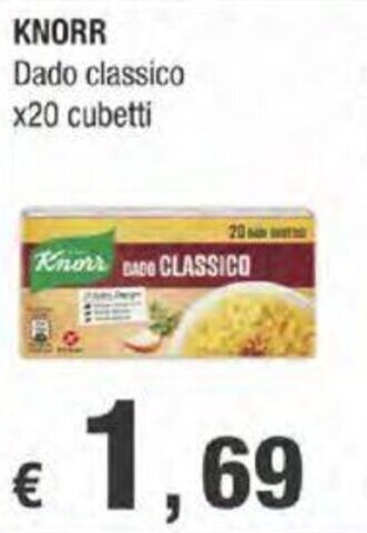 Crai Knorr Dado Classico x20 cubetti offerta