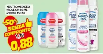 Risparmio Casa Neutromed Deo Roll-on 50 ml / Spray 150 ml offerta