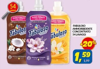 Risparmio Casa Fabuloso Ammorbidente Concentrato 54 lavaggi offerta