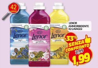 Risparmio Casa Lenor Ammorbidente 42 lavaggi offerta