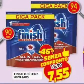 Risparmio Casa Finish Tutto in 1 90/94 tabs offerta