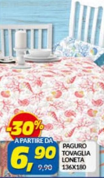 Risparmio Casa Paguro Tovaglia Loneta 136x180 offerta
