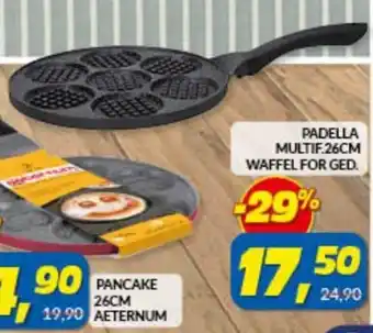 Risparmio Casa Padella Multif. 26 cm Waffel for ged. offerta