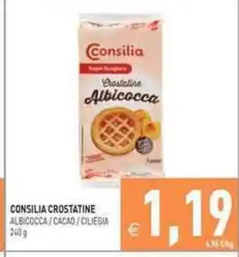 Pim Supermercati Consilia Crostatine Albicocca/ Cacao / 240g offerta