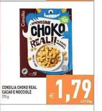 Choko Real Consilia Cacao Nocciole 375 g