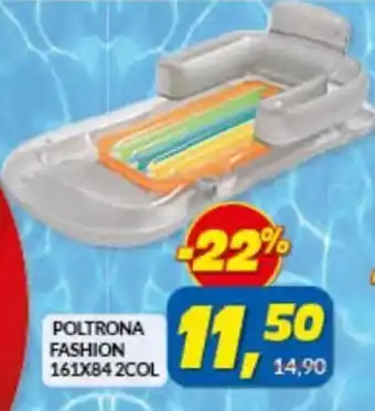 Risparmio Casa Poltrona Fashion 161x84 2 col offerta