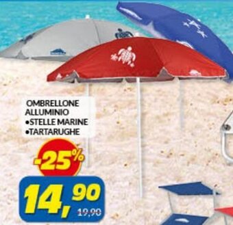 Risparmio Casa Ombrellone Alluminio Stelle marine/tartarughe offerta