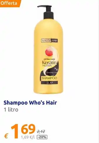 Who's Hair Shampoo 1 litro