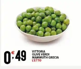 Sisa Vittoria Olive Verdi Mammuth Grecia l'etto offerta
