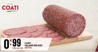 Sisa Coati Salame Milano L'etto offerta