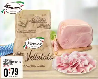 Sisa Fiorucci Prosciutto Cotto Vellutato L'etto offerta