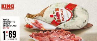 Sisa King's Prosciutto Crudo Snocciolato L'etto offerta