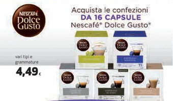 Coop Nescafé Dolce Gusto 16 Capsule offerta