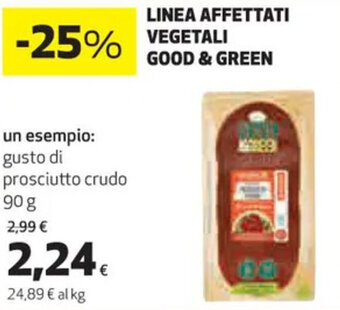 Coop Good & Green Linea Affettati Vegetali 90 g offerta