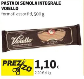 Coop Voiello Pasta di Semola Integrale formati assortiti 500 g offerta