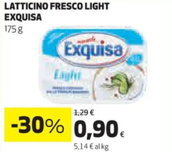 Coop Exquisa Latticino Fresco Light 175 g offerta