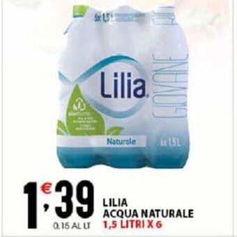 Lilia Acqua Naturale 1,5 Litri x 6