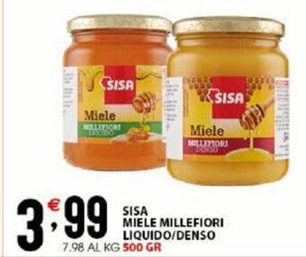 Sisa Sisa Miele Millefiori Liquido/ Denso 500 gr offerta