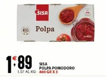 Sisa Polpa Pomodoro 400 gr x 3
