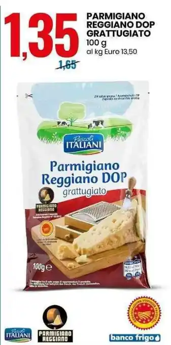 Eurospin Parnigiano Reggiano DOP Grattugiato 100 g offerta