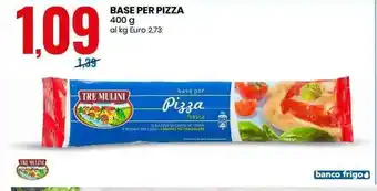 Tri Mulini Base Per Pizza 400g