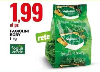 Eurospin Fagiolini Boby 1 kg offerta