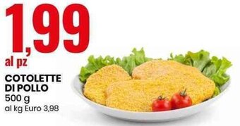 Eurospin Cotolette Di Pollo 500 g offerta