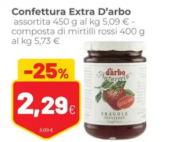 Coop D'arbo Confettura Extra assortita 450 g offerta