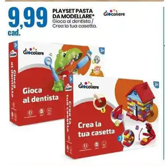 Eurospin Giecoliere Playset Pasta Da Modellare offerta