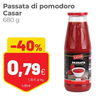 Coop Casar Passata di pomodoro 680 g offerta