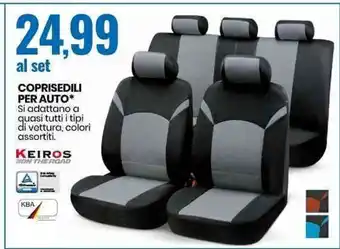 Eurospin Keiros Al Set Cpprisedili Per Auto offerta