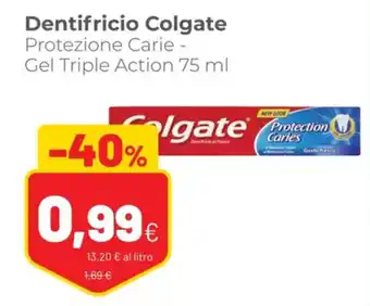 Coop Colgate Dentifricio Protezione Carie - Gel Triple Action 75 ml offerta