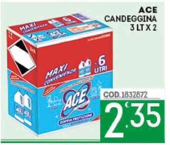 Eurocash Ace Candeggina 3 Lt x 2 offerta