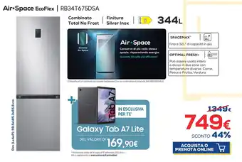 Euronics Samsung Air.Space EcoFlex RB34T675DSA offerta