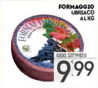 Eurocash Formaggio Ubriaco Al Kg offerta