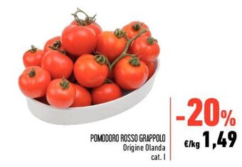 Conad Pomodoro Rosso Grappolo offerta
