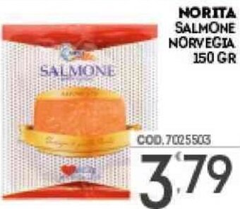 Eurocash Norita Salmone Norvegia 150 gr offerta