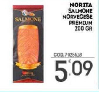 Eurocash Norita Salmone Norvegese Premium 200 gr offerta