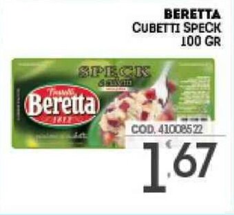 Eurocash Beretta Cubetti Speck 100 gr offerta