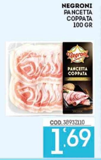Eurocash Negroni Pancetta Coppata 100 gr offerta