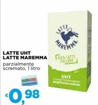 Coop Latte Maremma Latte UHT parzialmente scremato 1 litro offerta