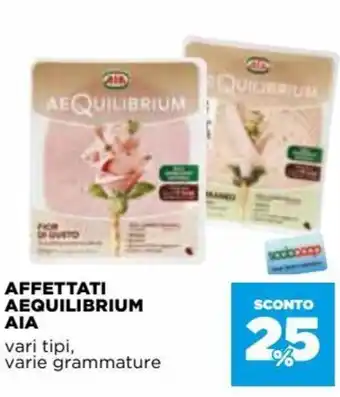 Coop AIA Aequilibrium Affettati vari tipi offerta