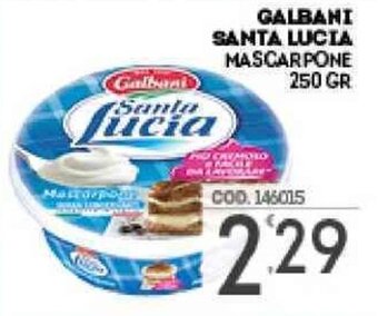 Eurocash Galbani Santa Lucia Mascarpone 250 gr offerta