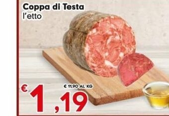 Eurospar Coppa di testa offerta