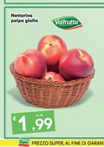 Nettarina polpa gialla valfrutta