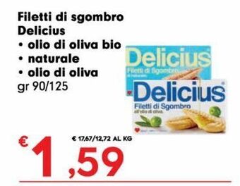 Eurospar Filetti di sgombro delicius offerta