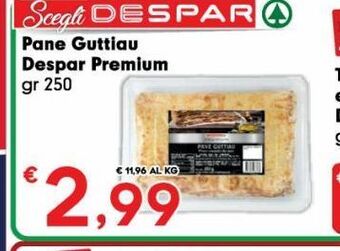 Eurospar Pane guttiau despar premium offerta
